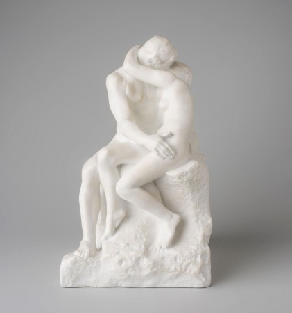 The Kiss (marble patina)