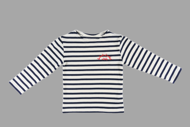 embroidered sailor top kid Maison Labiche