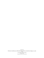 Woman with untiehair (D.5014) Auguste Rodin drawing reproduction