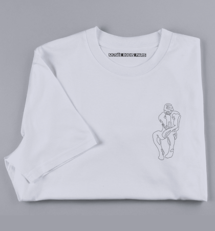 Tee-shirt Le Penseur Blanc
