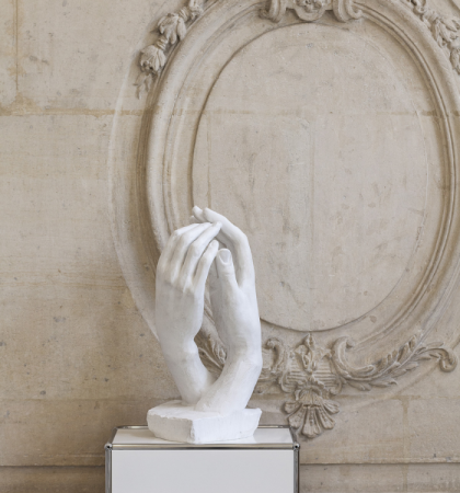 La Cathédrale 64 cm, reproduction de sculpture officielle du musée Rodin.