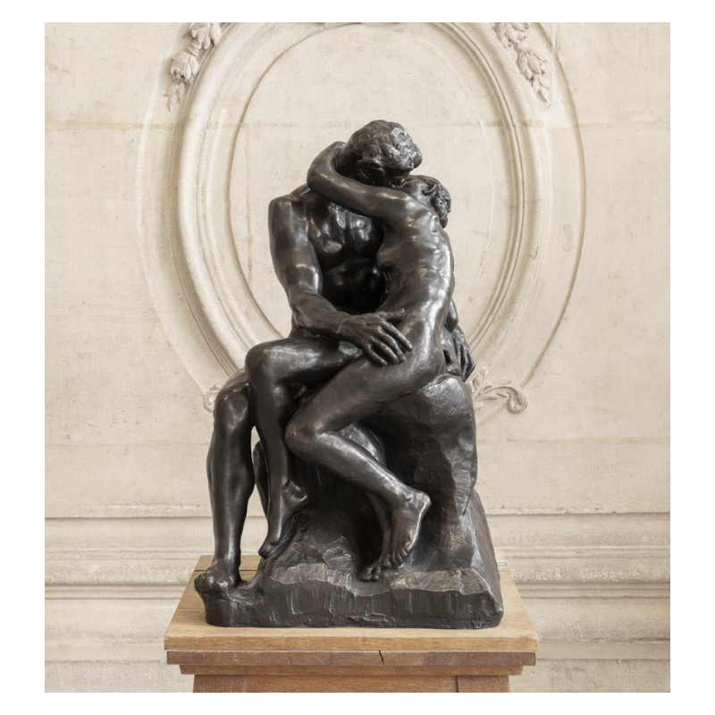 The Kiss 85 cm (Bronze Patina)