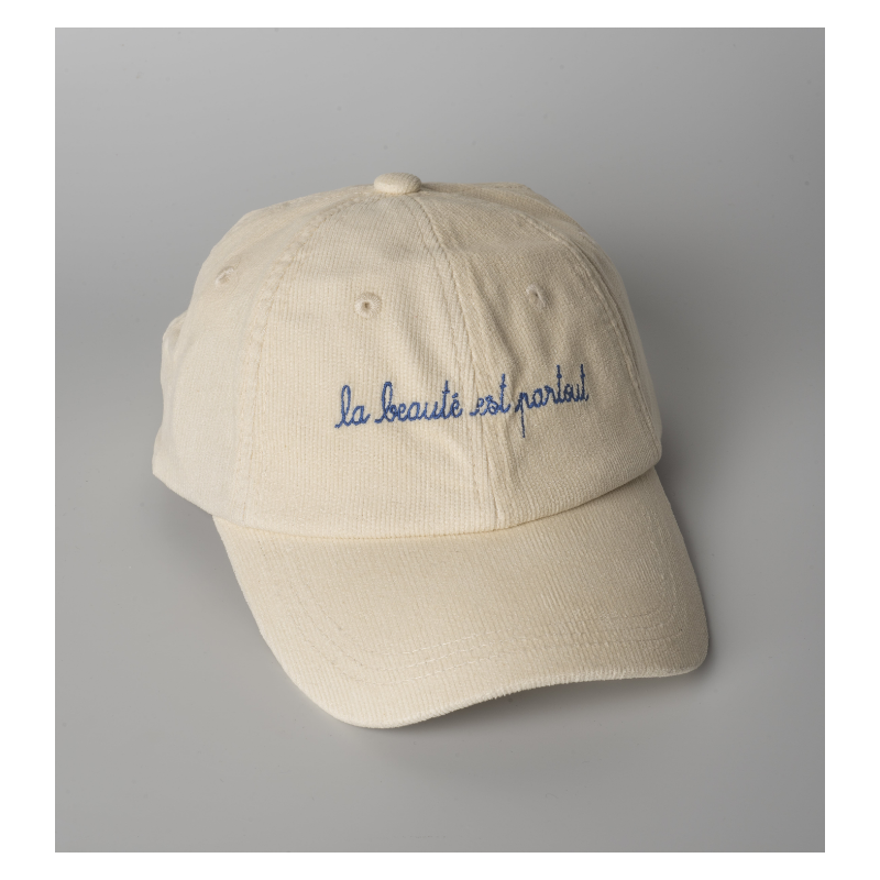 Beige Embroidered Cap | Musée Rodin