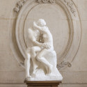 The Kiss 85 cm (Marble Patina)
