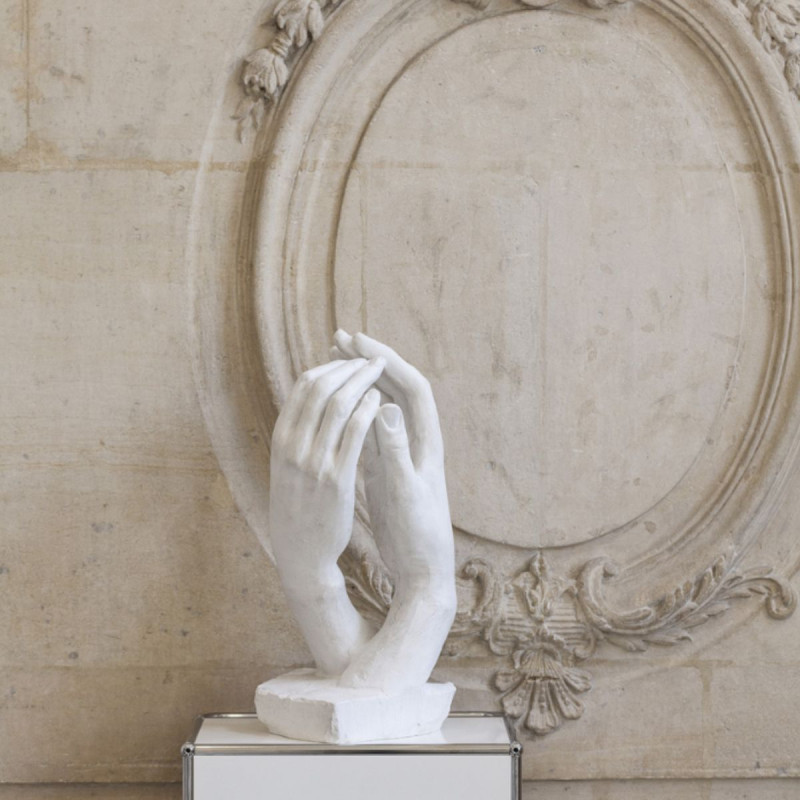 La Cathédrale 64 cm, reproduction de sculpture officielle du musée Rodin.