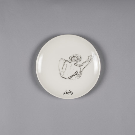White Porcelain Plate | Drawing D. 5734 | Musée Rodin