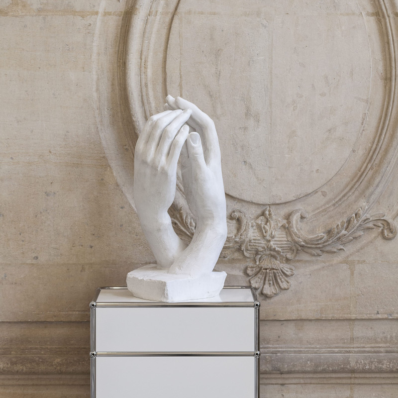 La Cathédrale 64 cm, reproduction de sculpture officielle du musée Rodin.