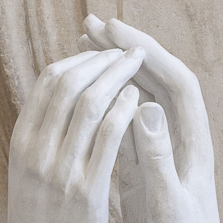 La Cathédrale 64 cm, reproduction de sculpture officielle du musée Rodin.