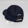 Embroidered blue cap