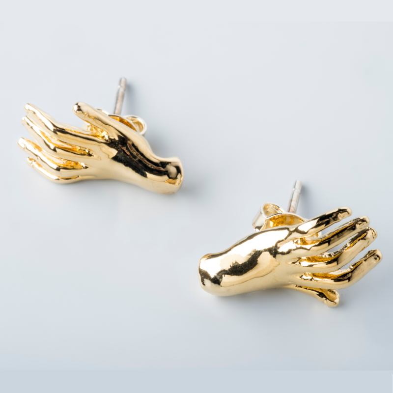 Boucles d’oreilles dorées