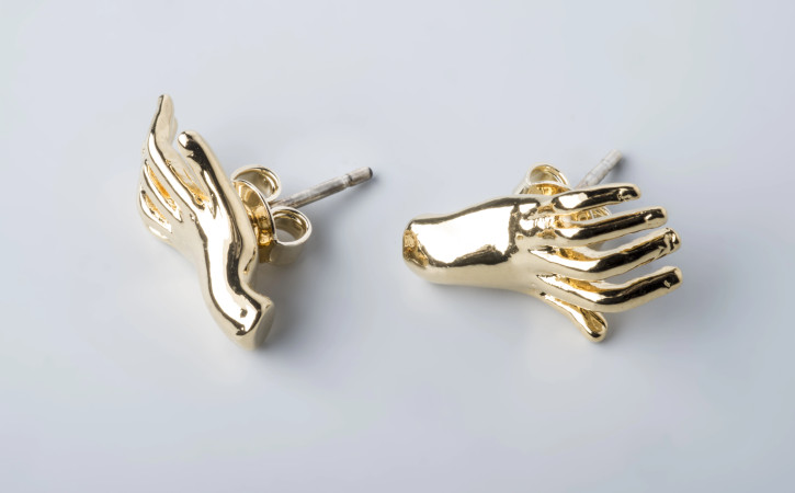 Boucles d’oreilles dorées