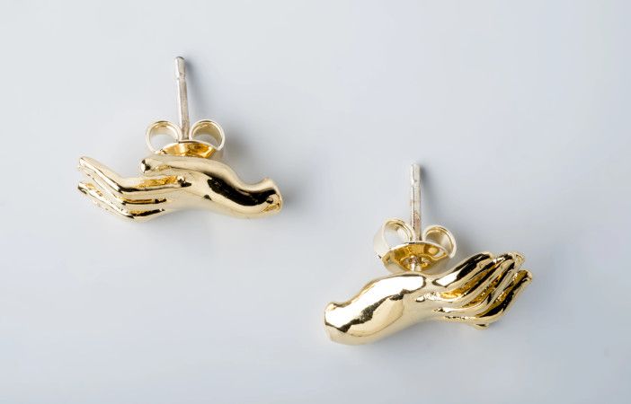 Boucles d’oreilles dorées