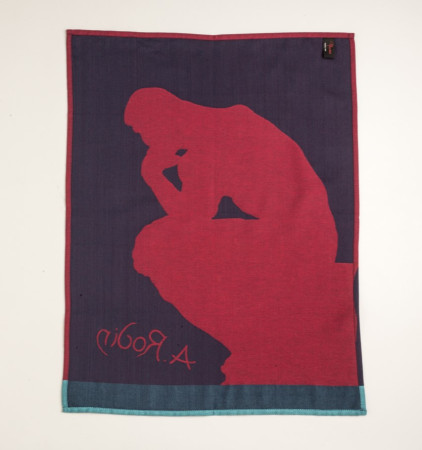 The Thinker Red Tea Towel | Musée Rodin