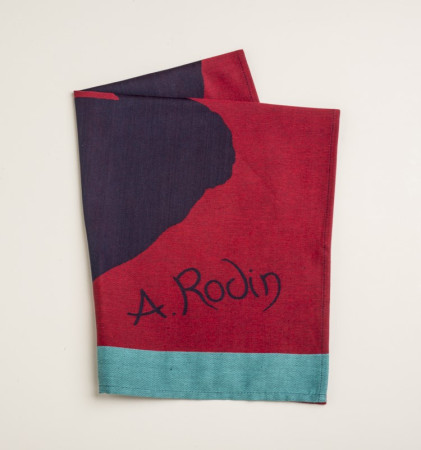 The Thinker Red Tea Towel | Musée Rodin