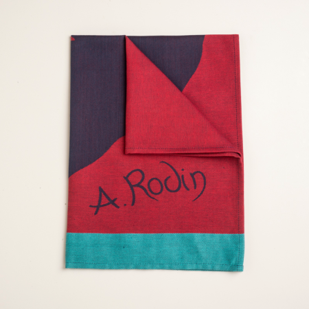 The Thinker Red Tea Towel | Musée Rodin
