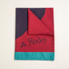Torchon Le Penseur rouge carmin