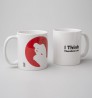 Mug Le Penseur Rouge