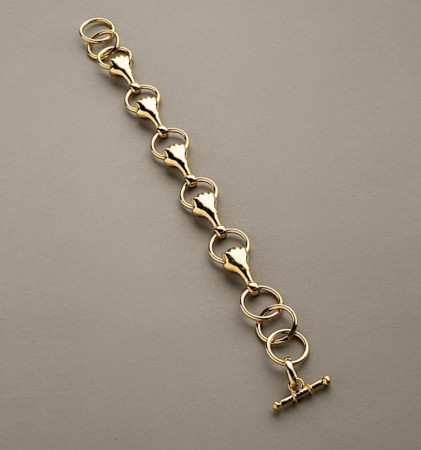 Bracelet | Hand with Ring Gold-Plated | Musée Rodin