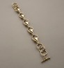 Bracelet « main et anneau » - doré