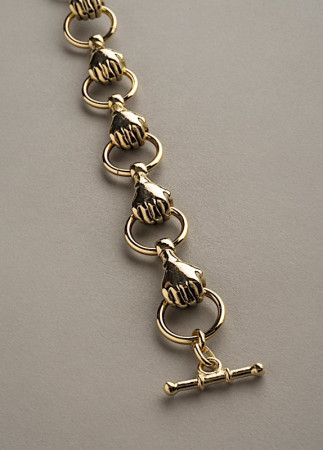 Necklace | Hand with Ring Gold-Plated | Musée Rodin