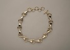 "Hand with ring" necklace - gold plated