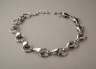 Collier « main et anneau » - argenté