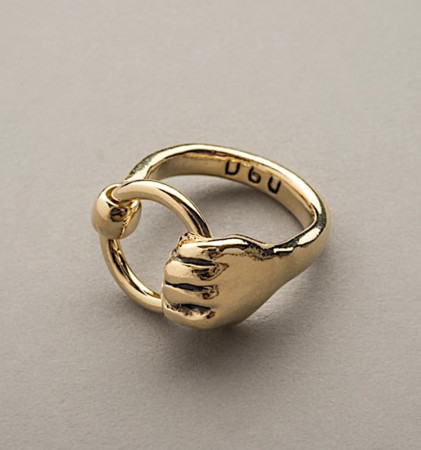 Gold-Plated Ring | Hand with Ring | Musée Rodin