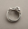 "Hand with ring" ring - silver