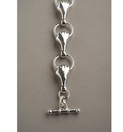 Bracelet | Main et anneau argenté | Musée Rodin