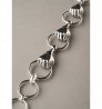 Bracelet « main et anneau » - argenté