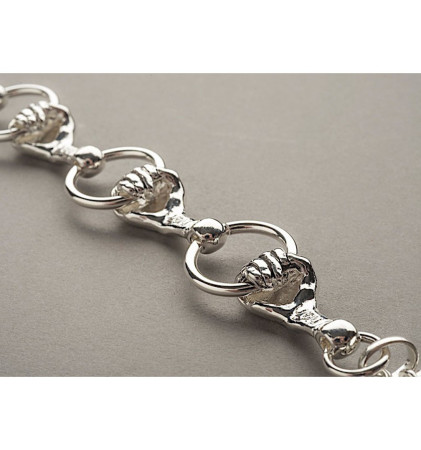 Bracelet | Hand with Ring Silver-Tone | Musée Rodin