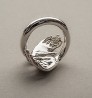 "Double hand" ring - silver