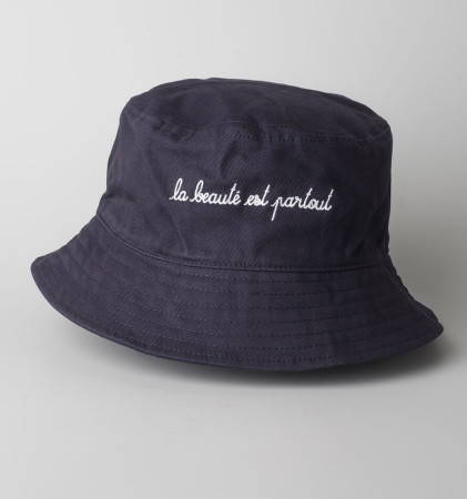 Blue Embroidered Bucket Hat | Musée Rodin