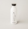 Rodin's drawing white water bottle