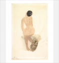 Femme nue assise et de dos, avant 1900 (D.4675)