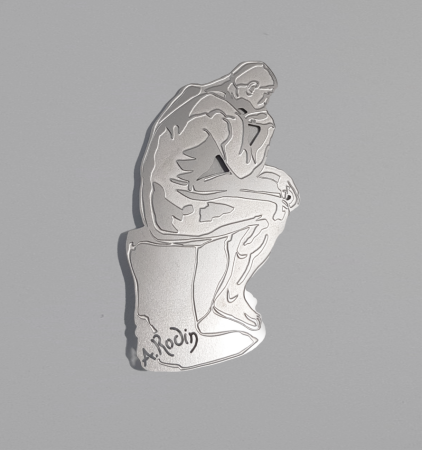 The Thinker Stainless Steel Magnet | Musée Rodin