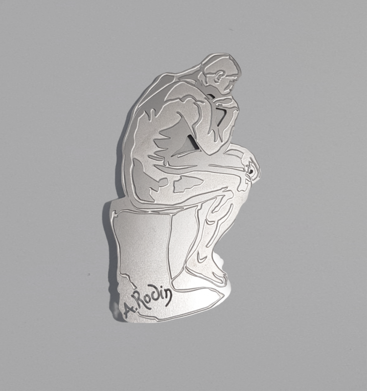The Thinker Stainless Steel Magnet | Musée Rodin