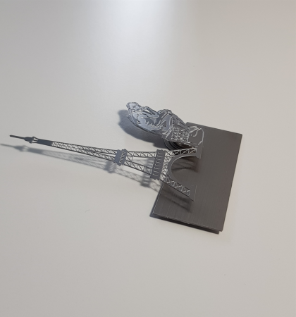 The Thinker magnetic picture holder