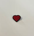 Hearth Embroidered brooch